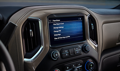 Chevy navigation console