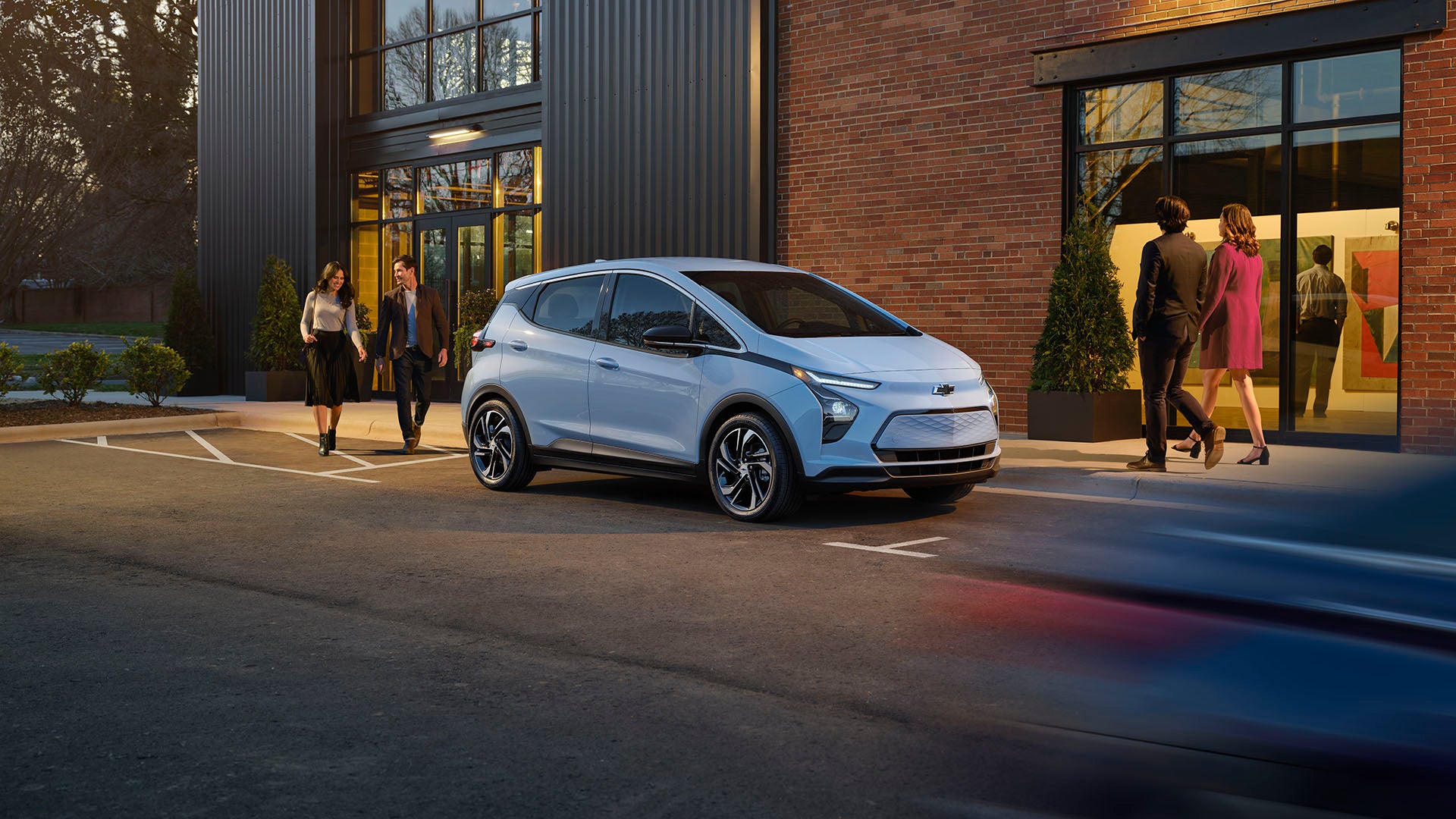 Car parked on the roadside