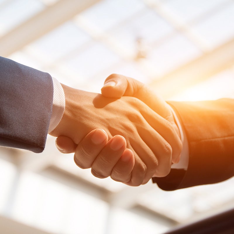 Lancaster Motor Company in Lancaster SC customer and sales rep shaking hands