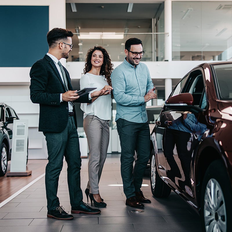 Lancaster Motor Company in Lancaster SC couple looking at new Chevys