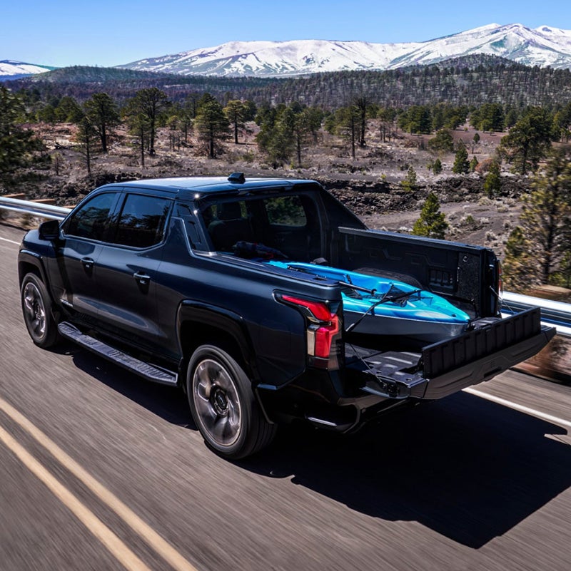 Lancaster Motor Company in Lancaster SC rear view of silverado ev