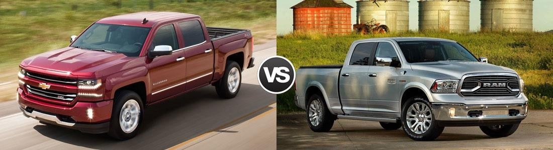 2018 Chevy Silverado-1500 vs Ram-1500