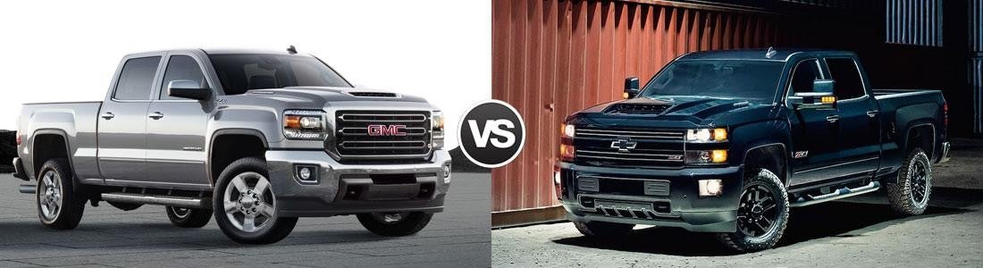 GMC Sierra 2500 HD vs Chevrolet Silverado 2500